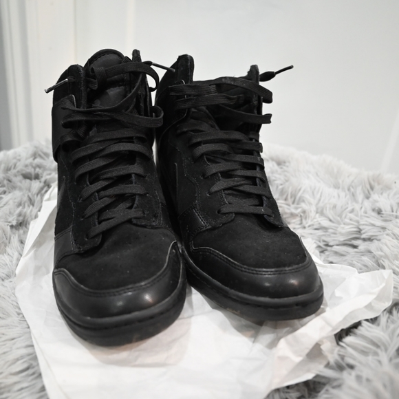 COPY - Nike dunk sky high wedges 10 leather suede - Picture 5 of 5